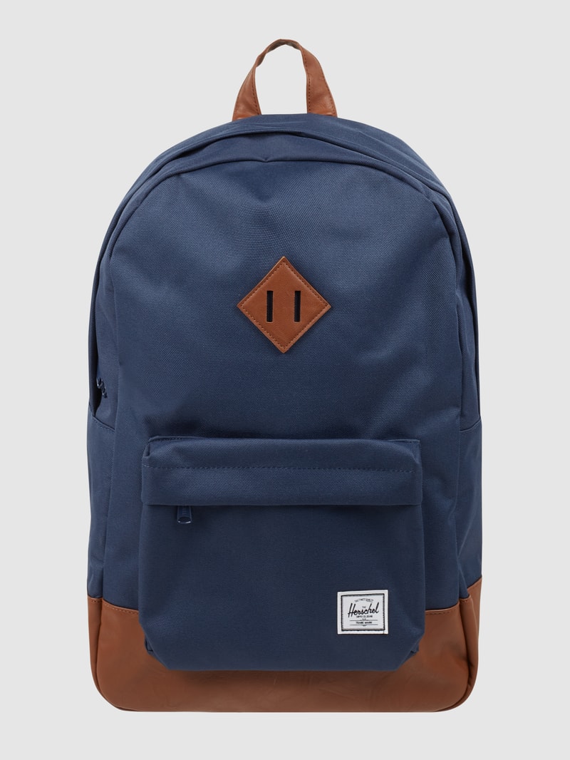 Rucksack mit Laptopfach Modell 'Heritage' in marineblau
