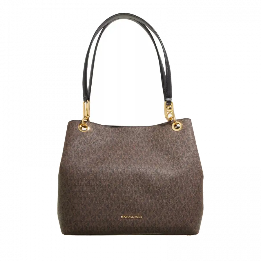 Michael Kors - Michael Kors Handle Bags Textil Dark Brown - braun