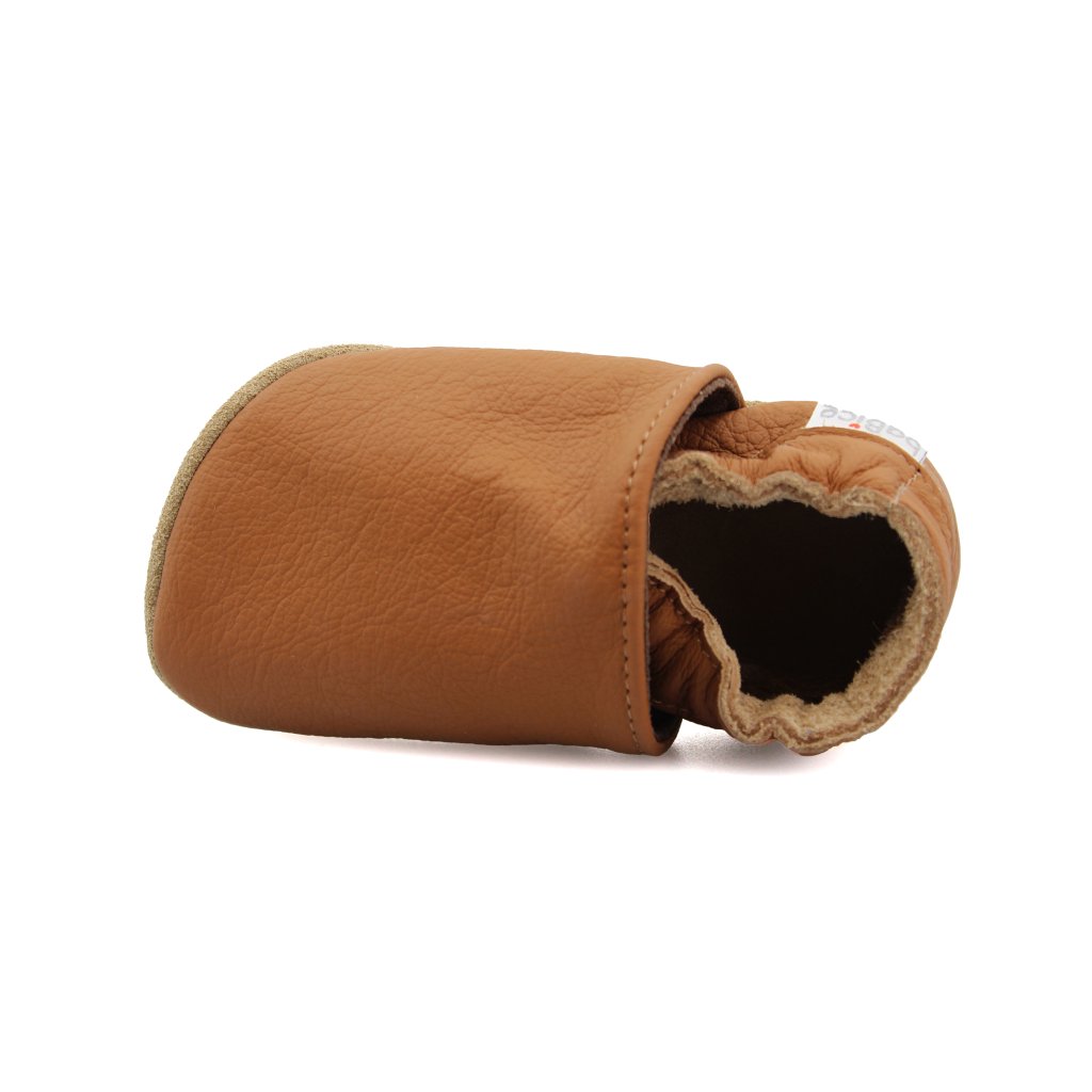 baBice Plain Nugat braune Krabbleschuhe