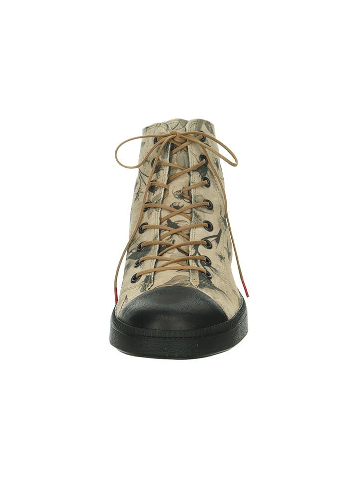 Think! Leder-Boots in Beige günstig kaufen