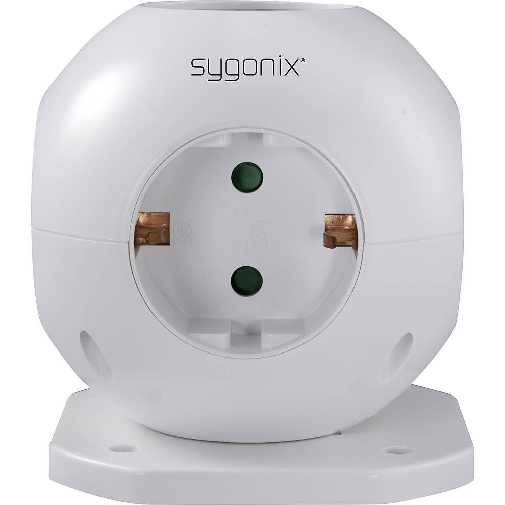 Sygonix 5-fach Steckdosenwürfel, in Globusform Steckdosenleiste