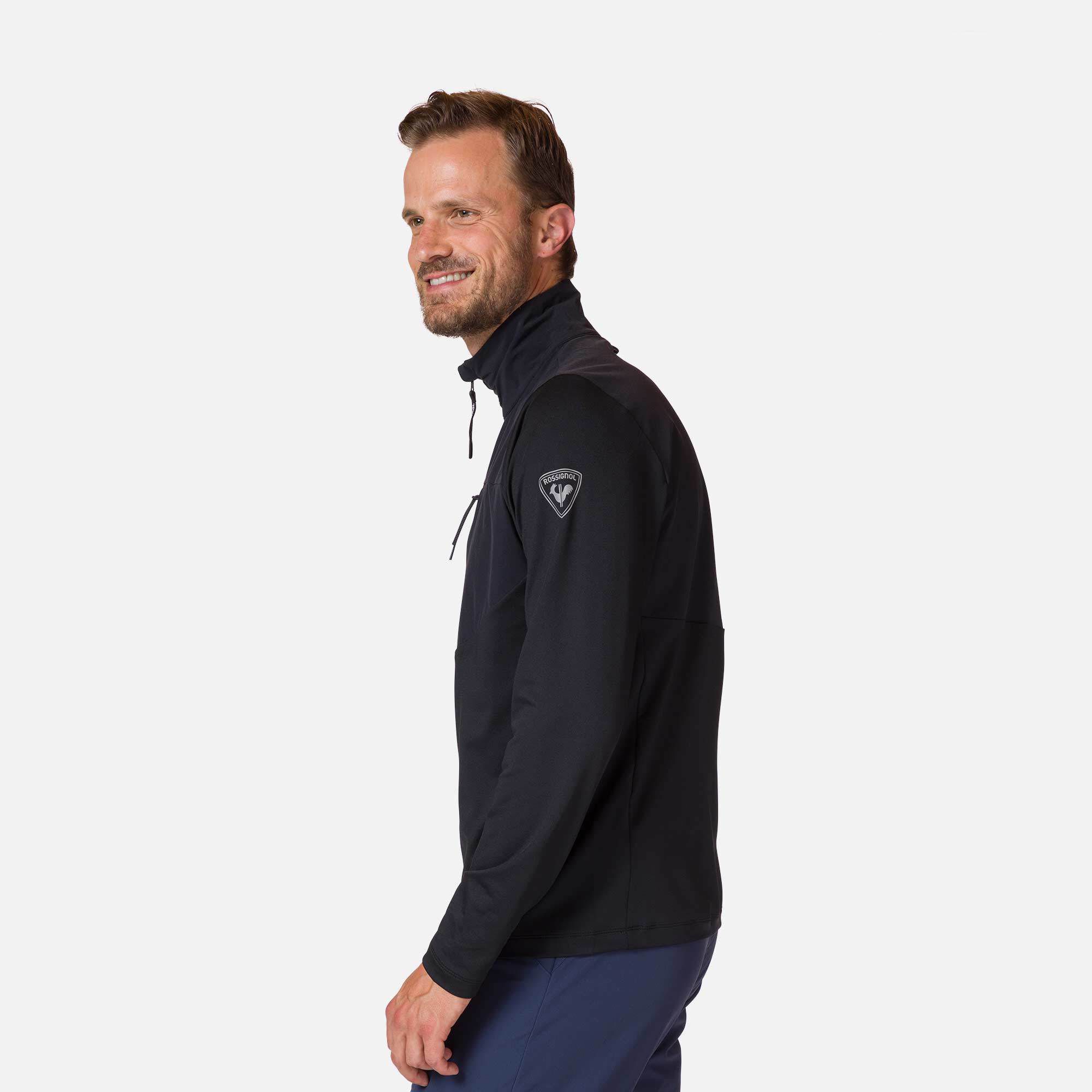 Couche intermédiaire semi-zippé homme
