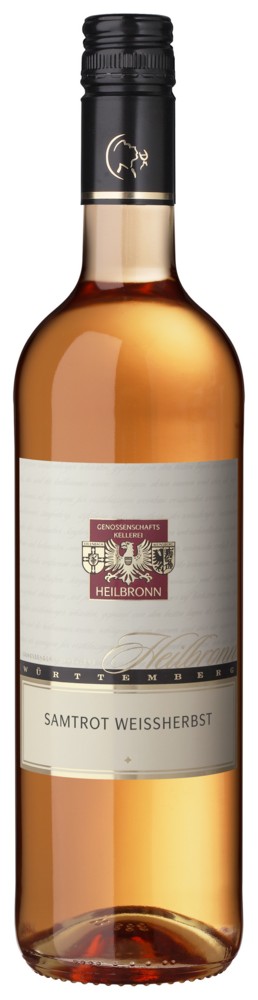Württembergische WZG Heilbronner Samtrot Weissherbst Qba 0,75 l 6er Karton