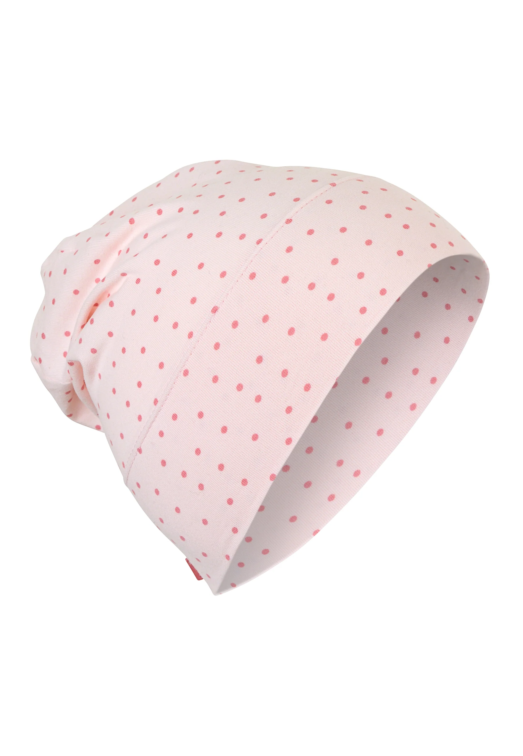 GOTS Slouch-Beanie aus Single Jersey (Bio) in Rosa