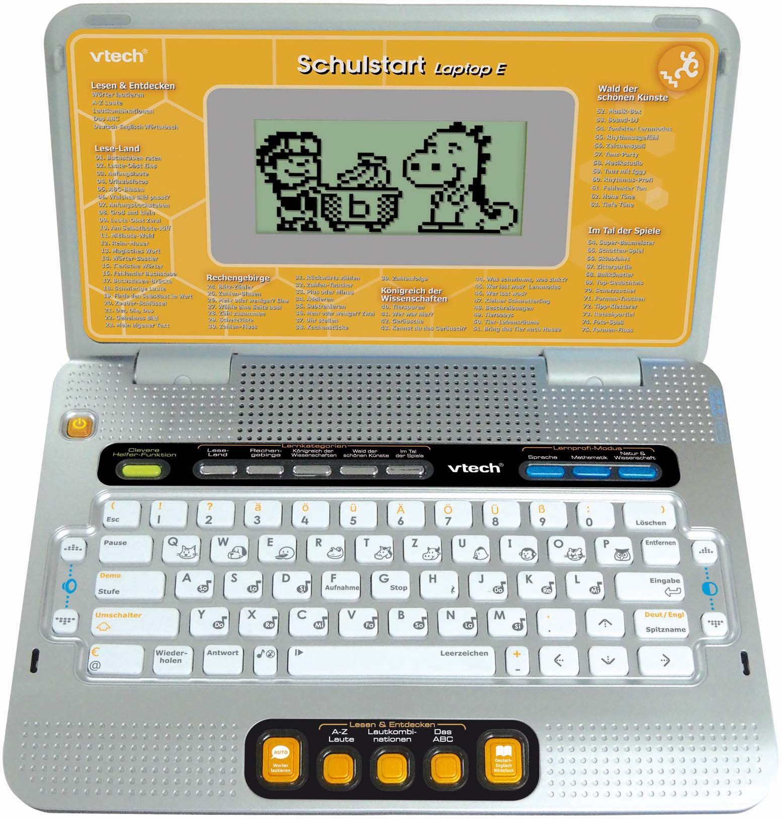 Vtech® Kindercomputer School & Go, Schulstart Laptop E - orange