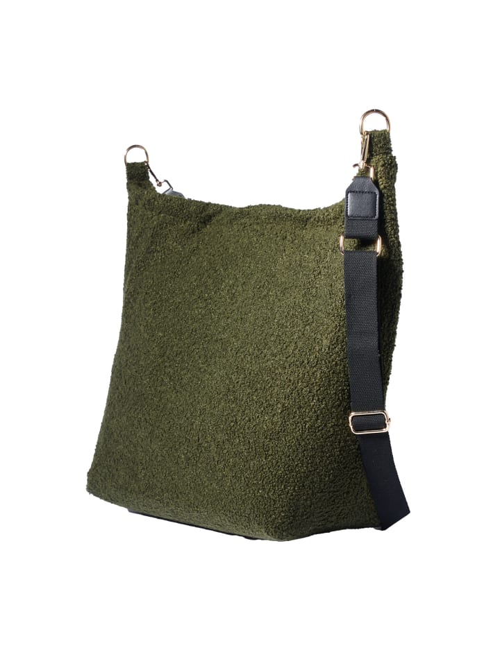 nordic coast company  Mom Bag Wickeltasche Teddy Oliv günstig kaufen onesize