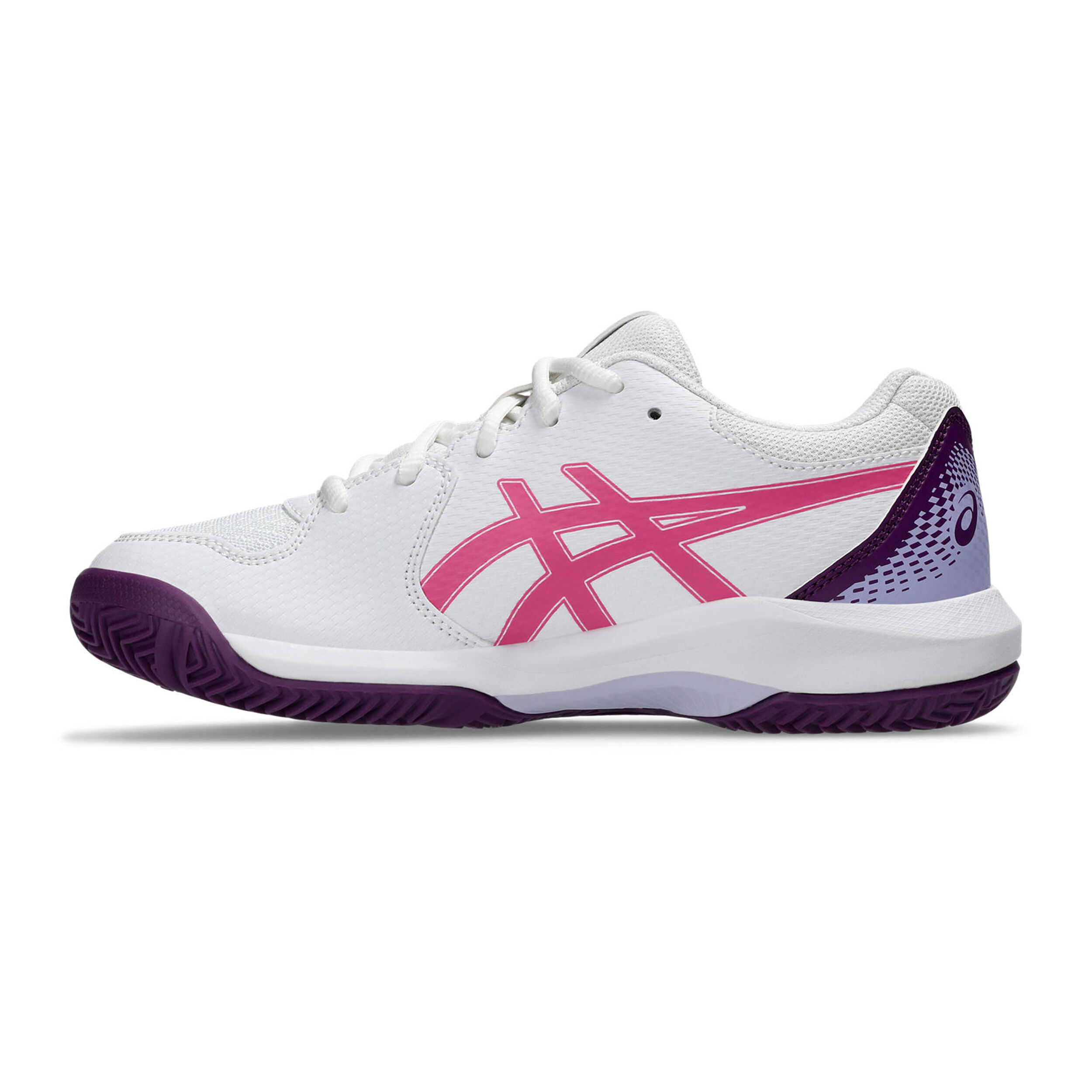 Gel-Dedicate 8 GS Padelschuh Kinder - Weiß, Rosa