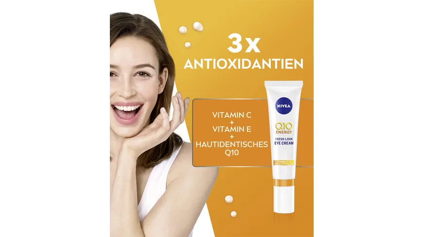 NIVEA Q10 Energy Anti-Falten Erfrischende Augenpflege 15 ml
