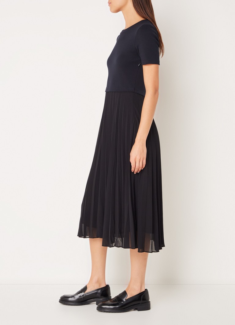 Abito midi a trapezio con dettagli plissettati di Claudie Pierlot Telistaff