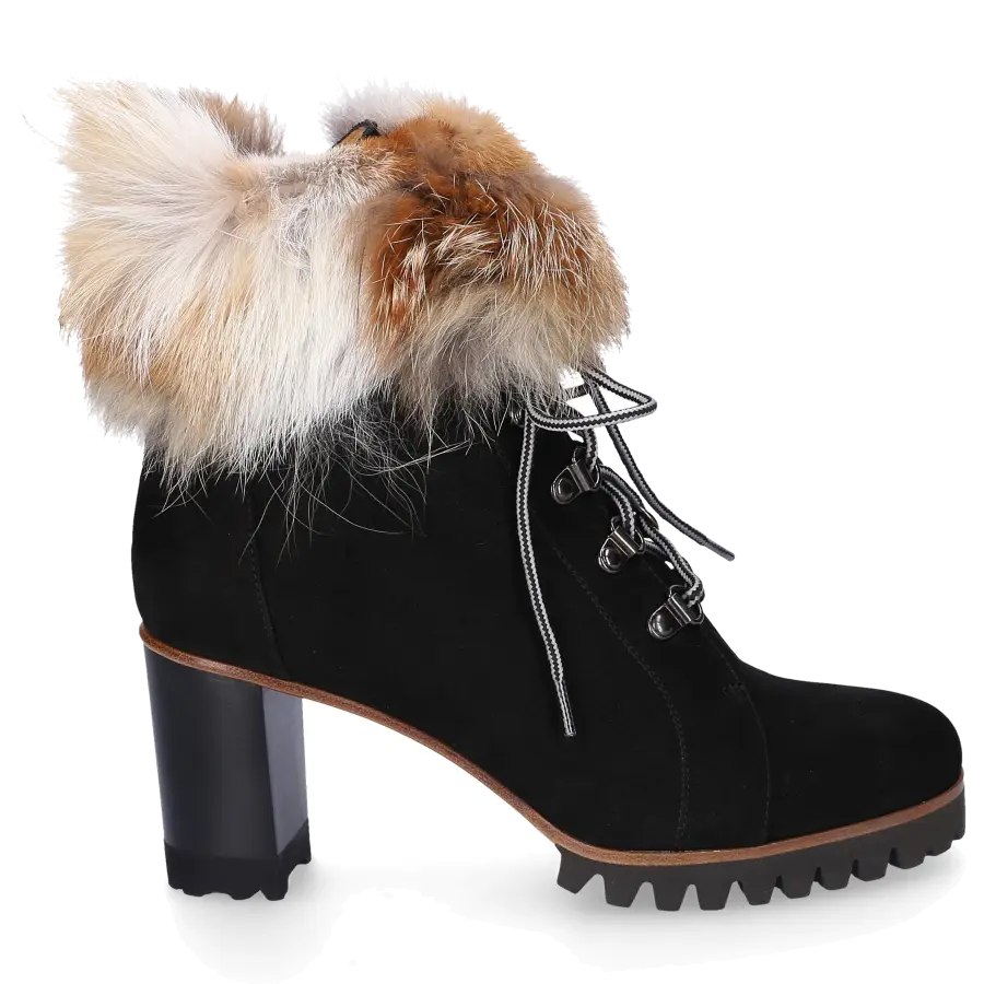 Truman's - Stiefeletten 8866 Veloursleder - schwarz