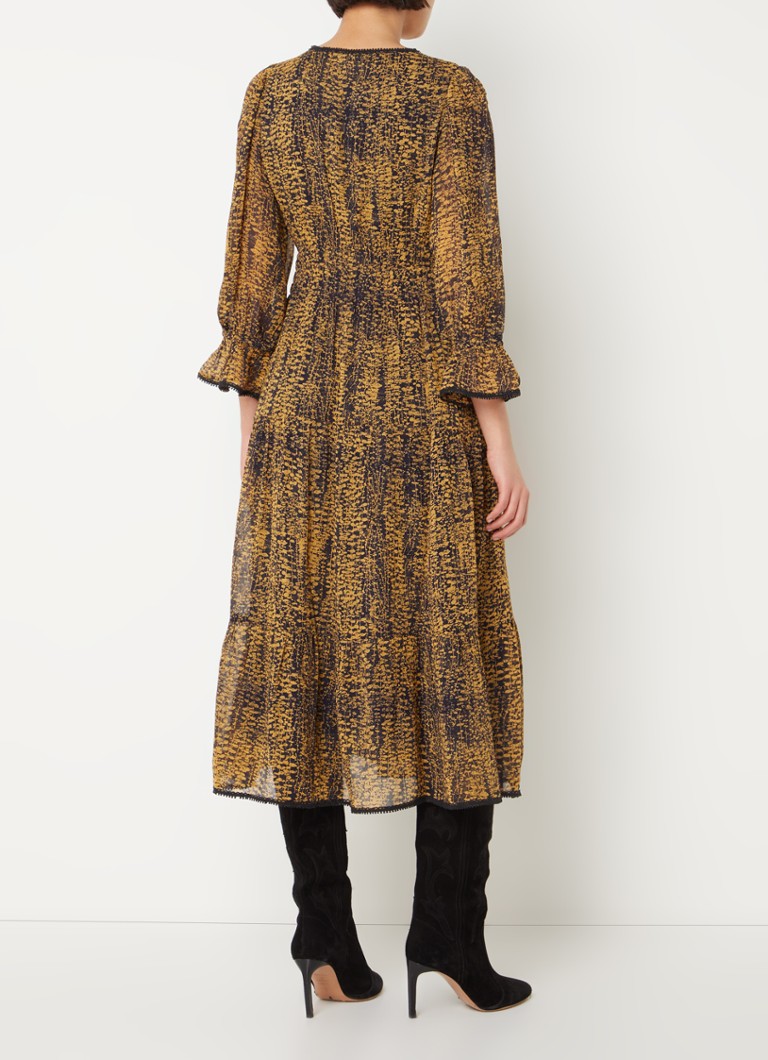 Rochie-tunică midi cu imprimeu Clovia de la Ba&sh