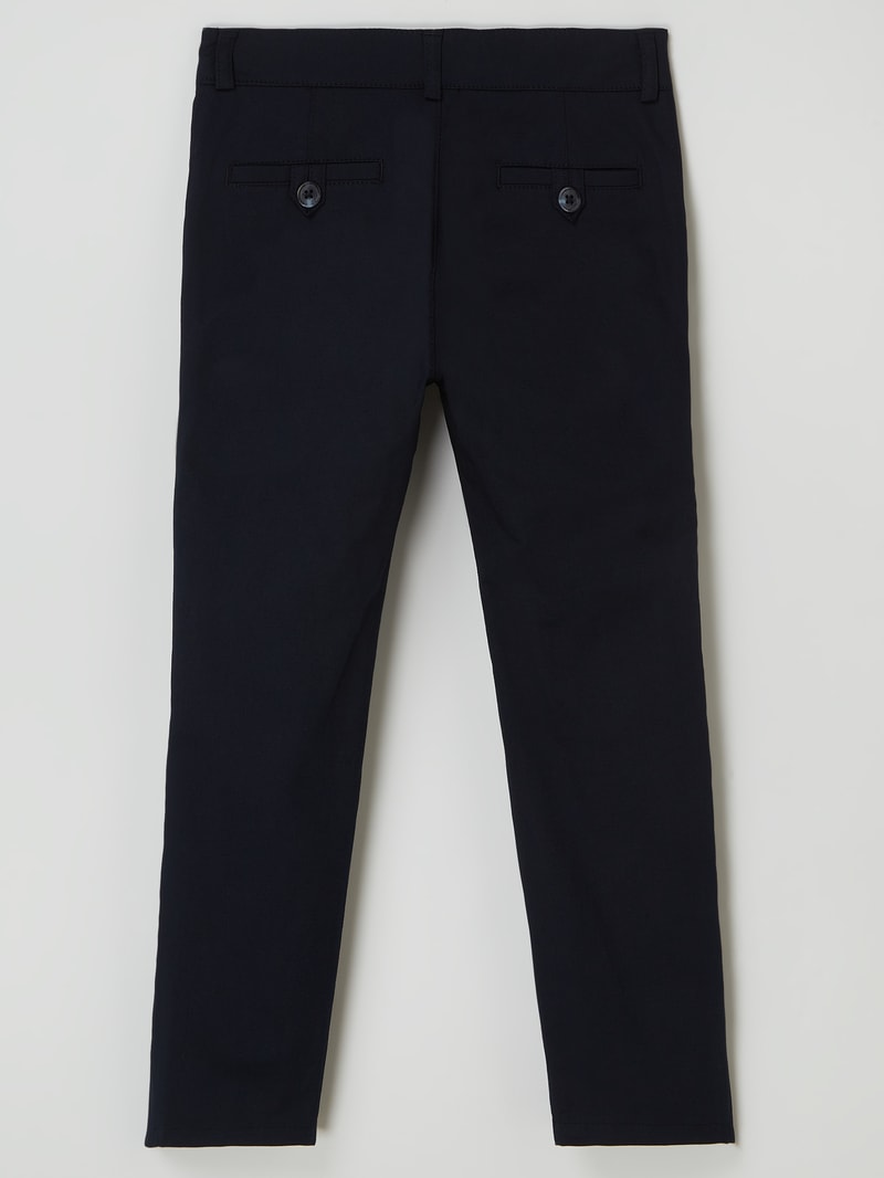 Chino mit Stretch-Anteil in marineblau