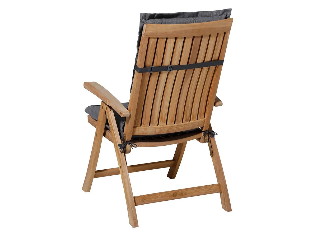 Madison Outdoor Oxford Grey Gartenkissen mit hoher Rückenlehne