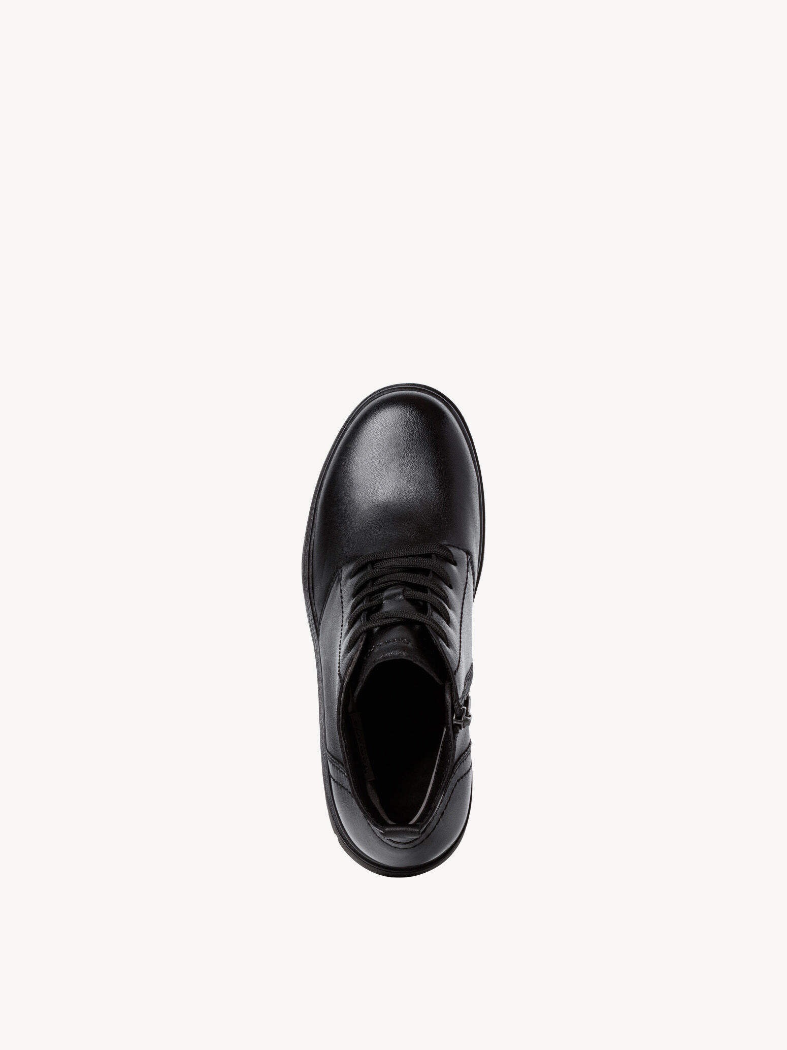 Bottine en cuir - noir