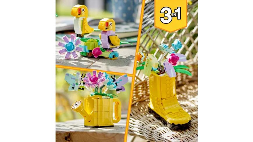 LEGO Creator 3in1 31149 Gießkanne mit Blumen
