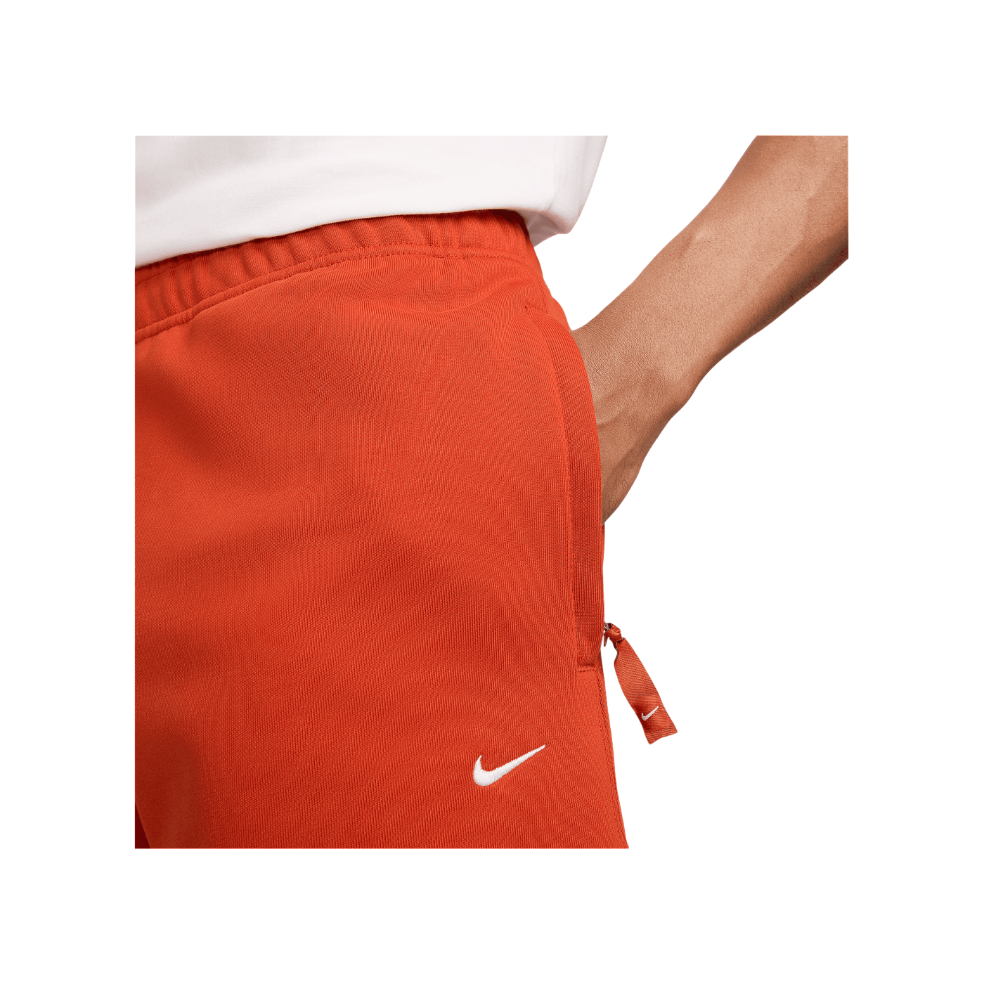 Nike Fleece Solo Swoosh Jogginghose Rot F626