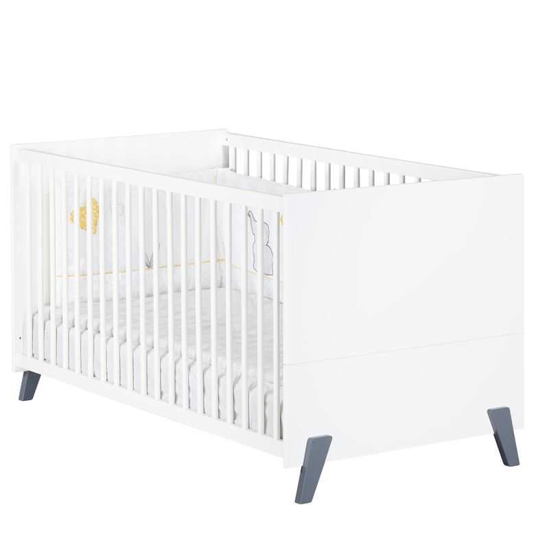Lit bébé évolutif 140x70 Little big bed Joy gris
