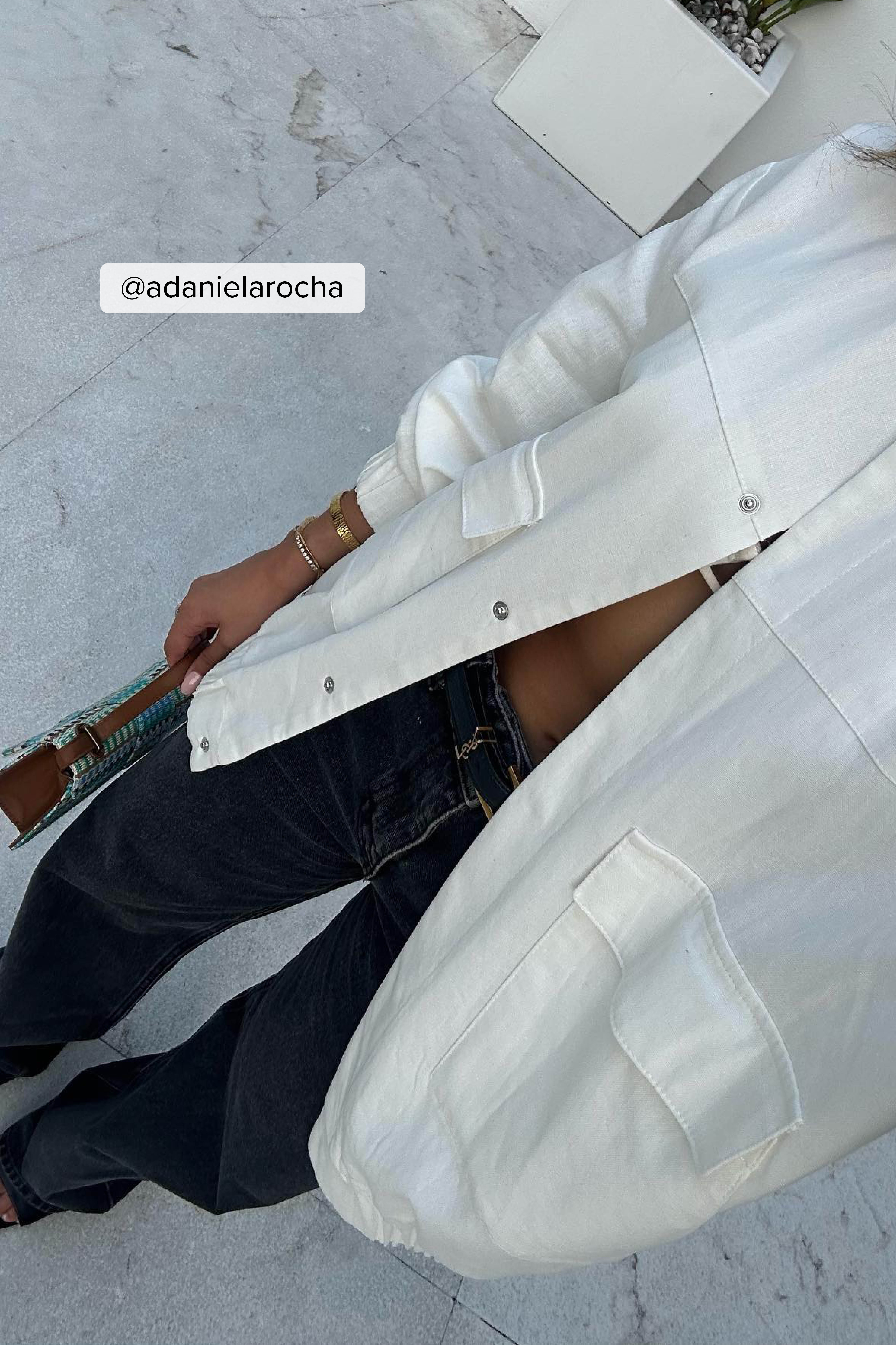 Lockere Jeans mit mittlerer Taille