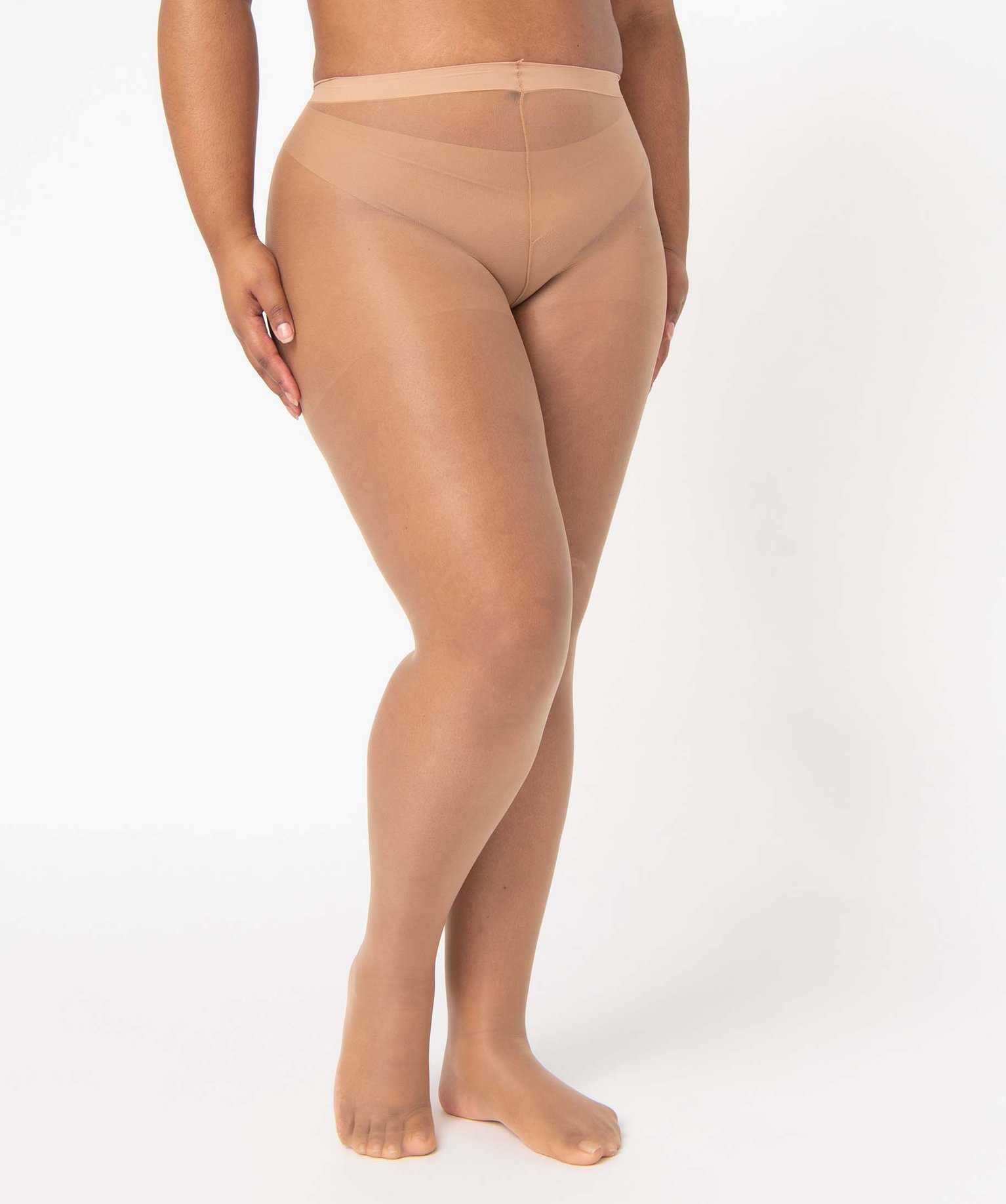 Collant pour femme en voile résistant qui ne file pas 20D beige | GEMO
