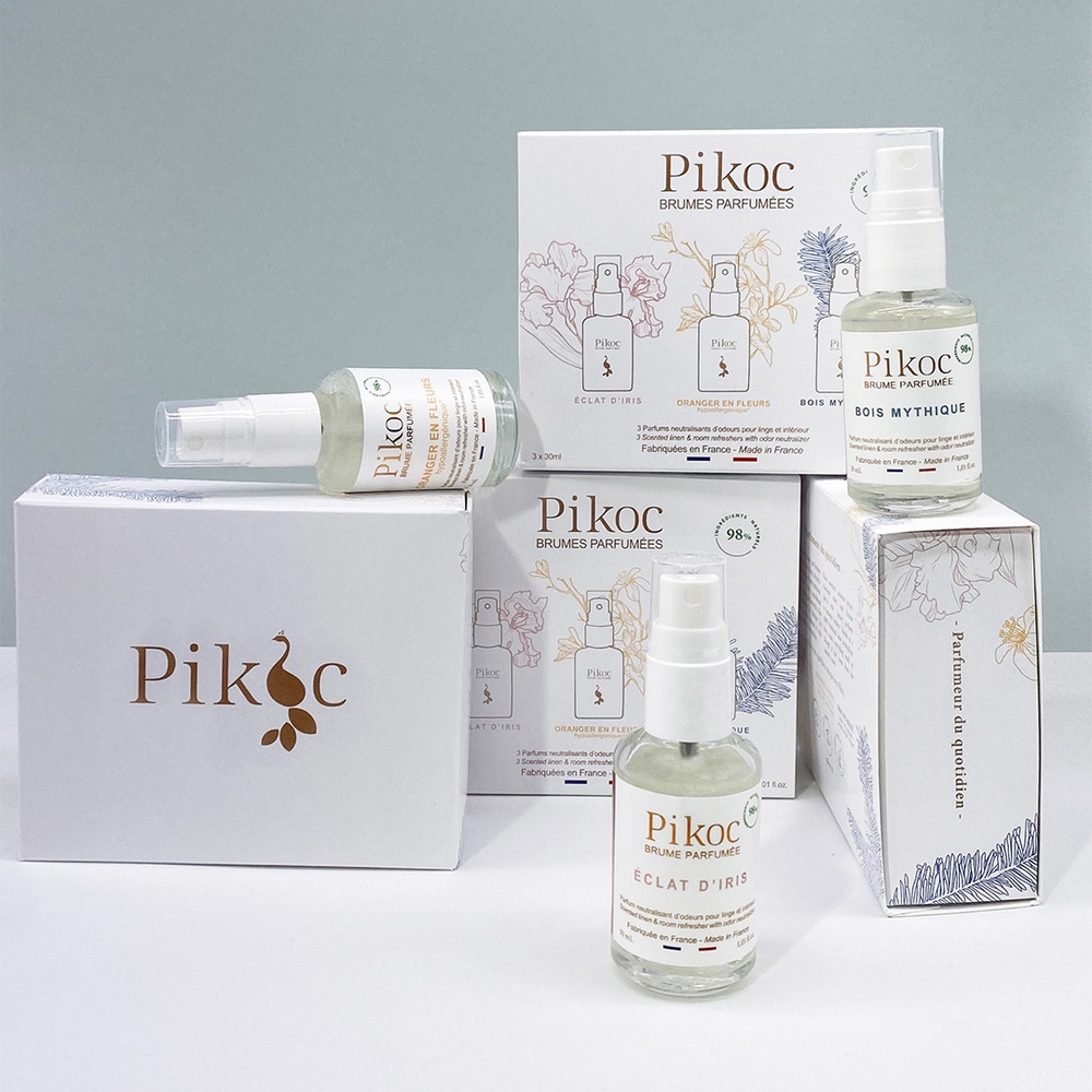 pikoc Coffret Collection Brumes Brume de linge parfumée