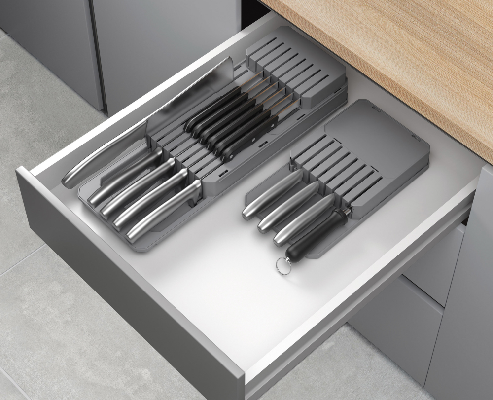 Messer-Organizer Blade-Fit grau