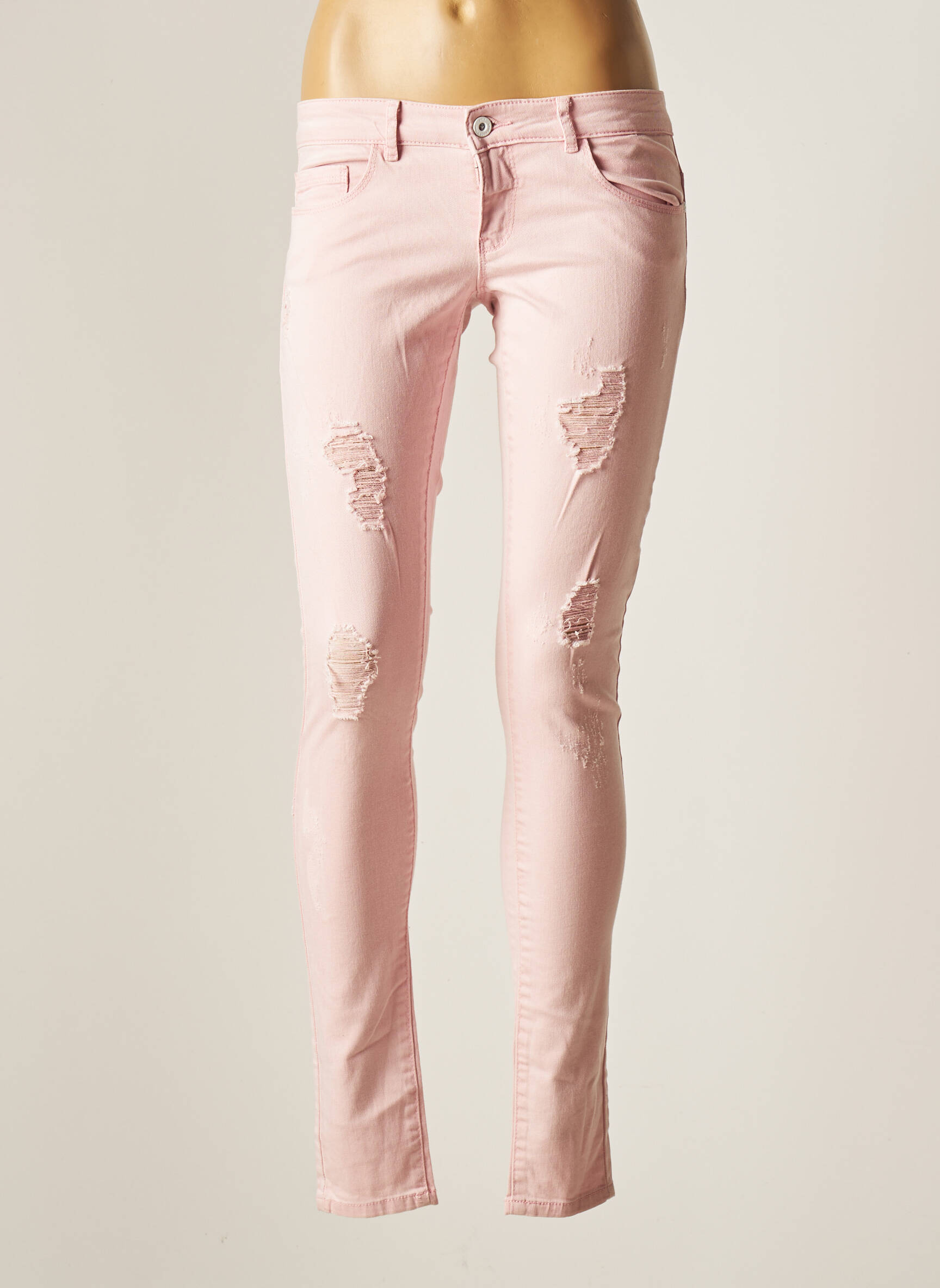 Only Jeans Skinny Femme couleur rose