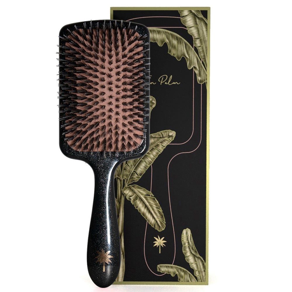 Fan Palm Boar- & Nylon Brush Big Star Large Paddle