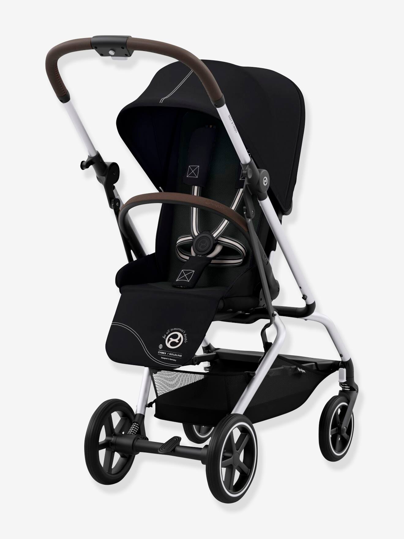 Poussette réversible tout-terrain CYBEX Eezy S Twist+ 2 noir (moon black)