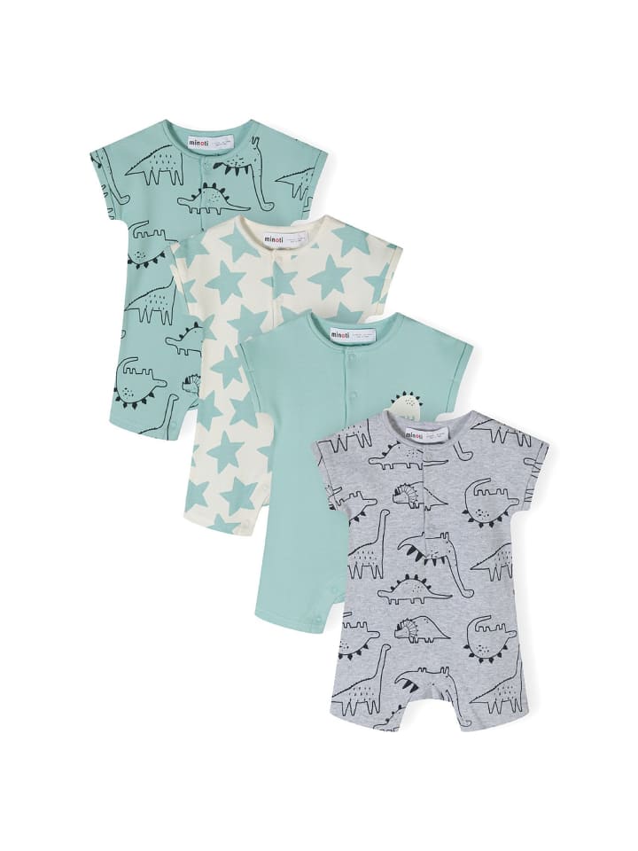 Minoti 4er. Set: Strampler 24babypack4 in mint günstig kaufen