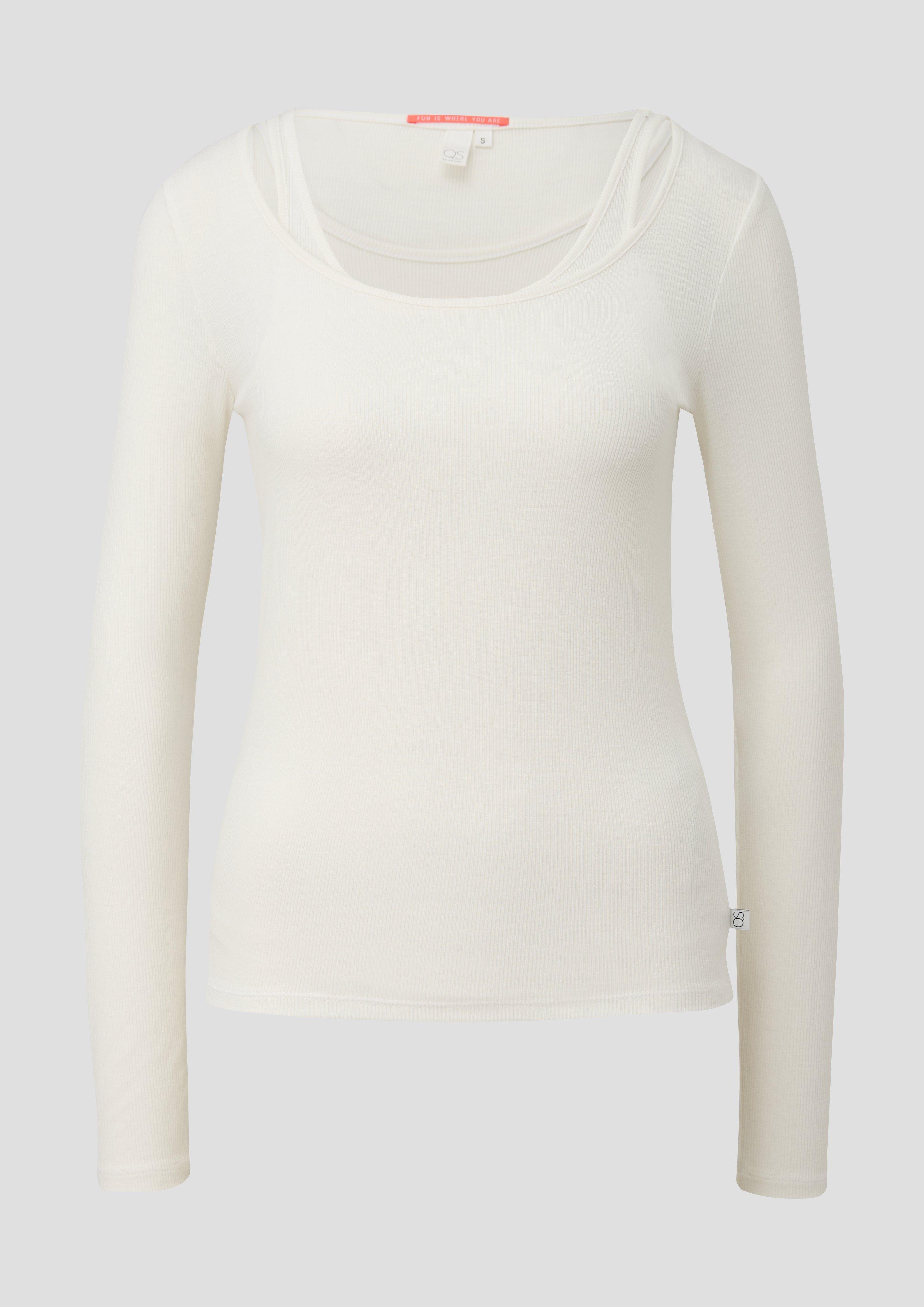 Doppellagiges Langarmshirt  2141065-0200