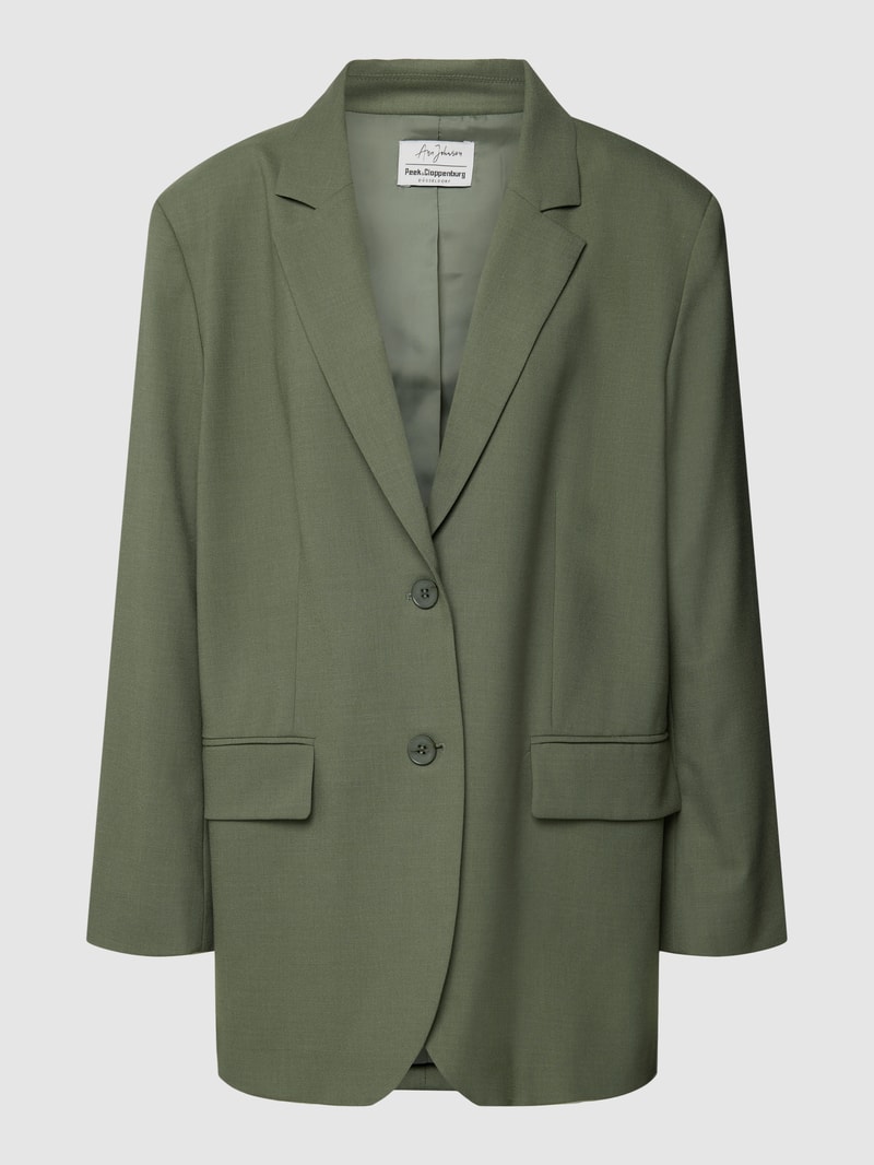 Longblazer mit Reverskragen - Ana Johnson X P&C in khaki