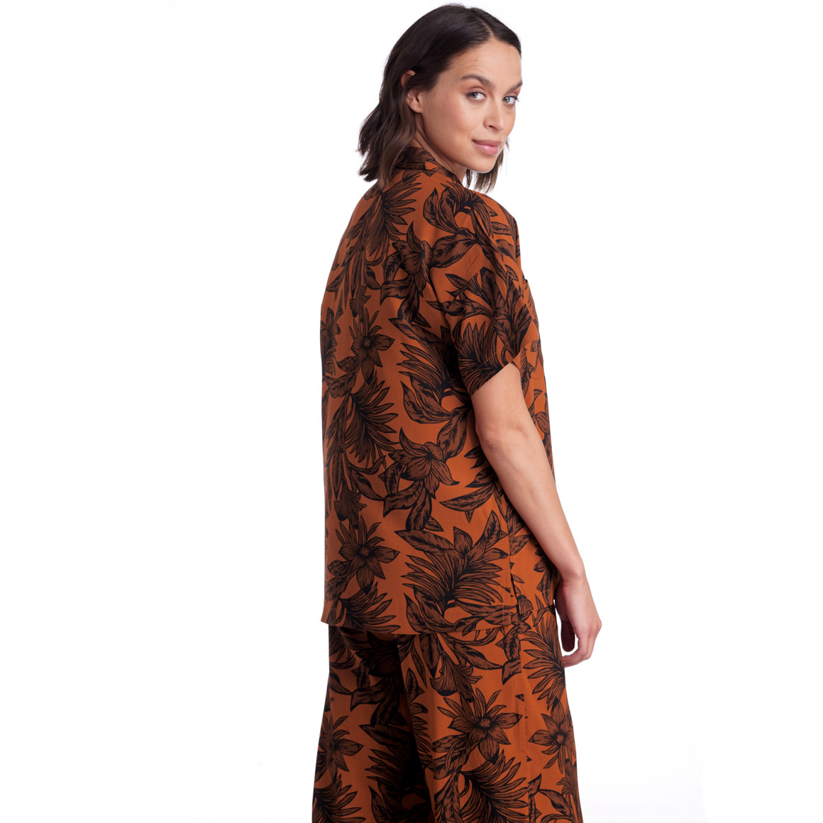 Damen Hemd im Tropical-Look