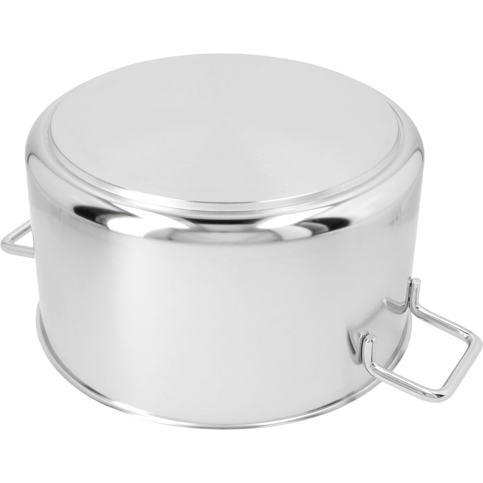 Bratentopf mit Deckel 30 cm, 18/10 Edelstahl