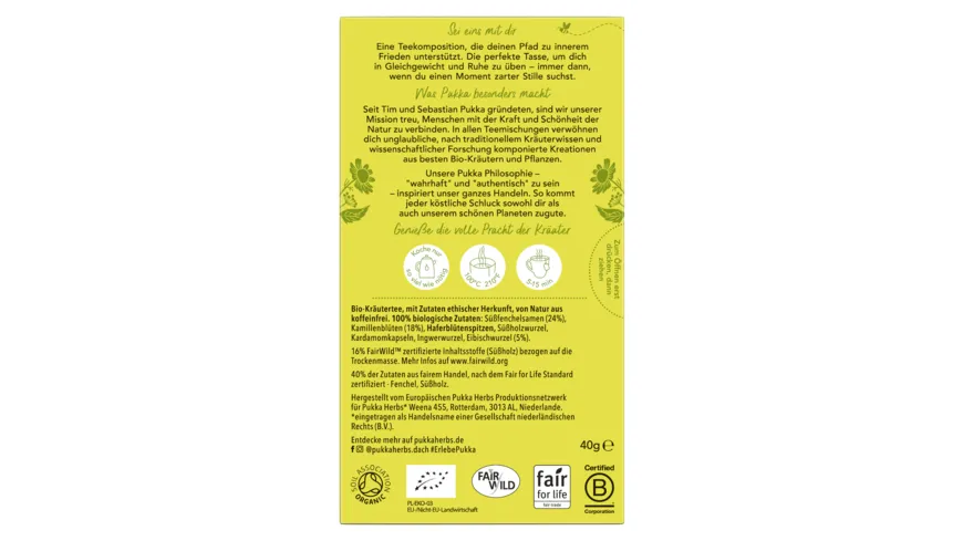 pukka Bio-Kräutertee Relax 40 g