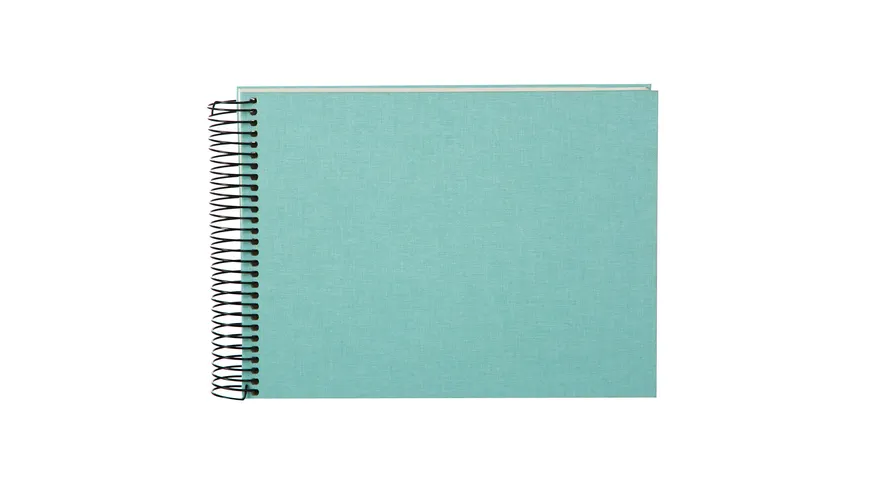 goldbuch Spiralalbum Bella Vista aqua 24x17 cm mit 40 weiße Seiten