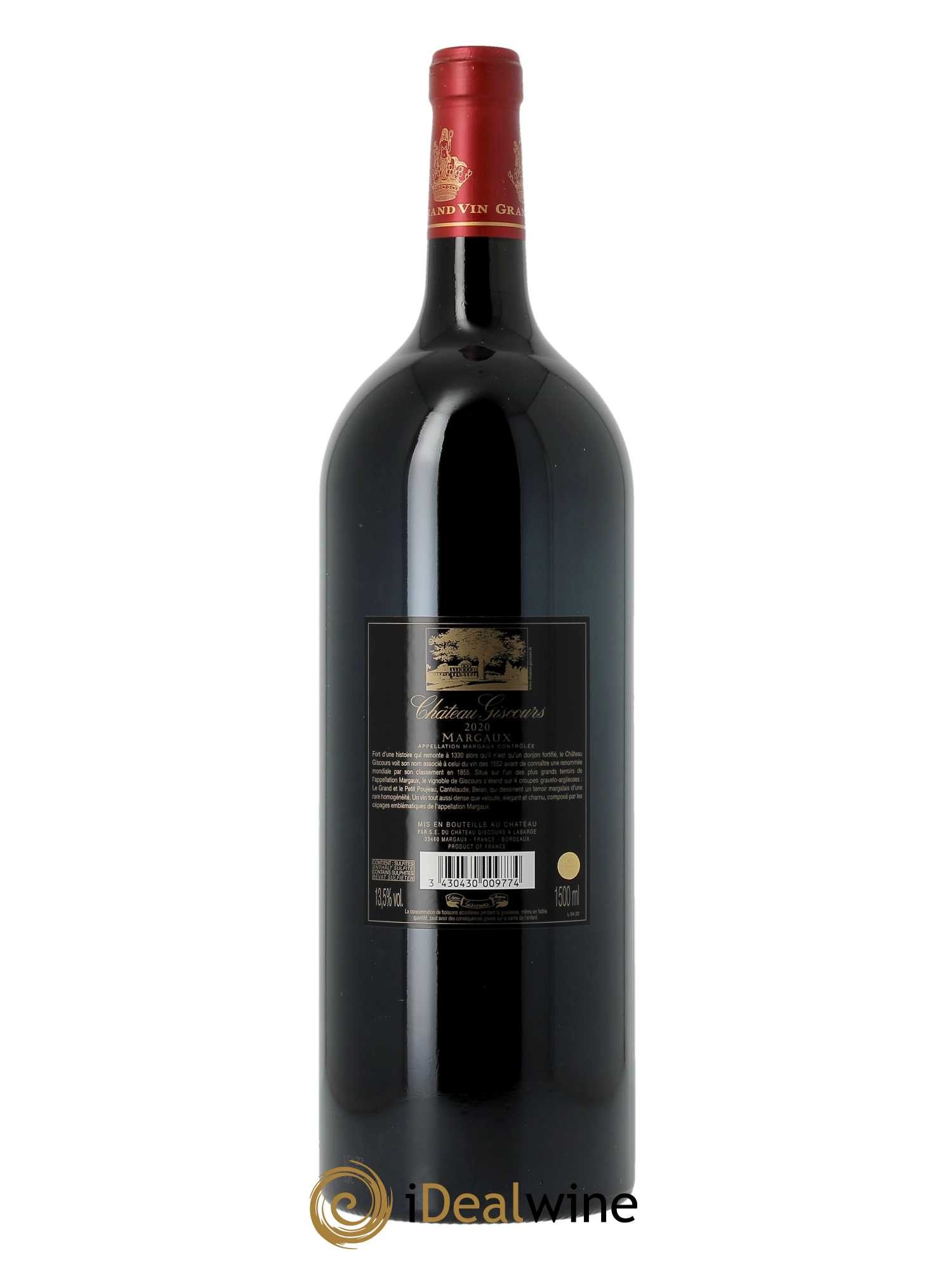 Château Giscours 3ème Grand Cru Classé (CBO à partir de 6 MG) 2020 - Lot de 1 Magnum