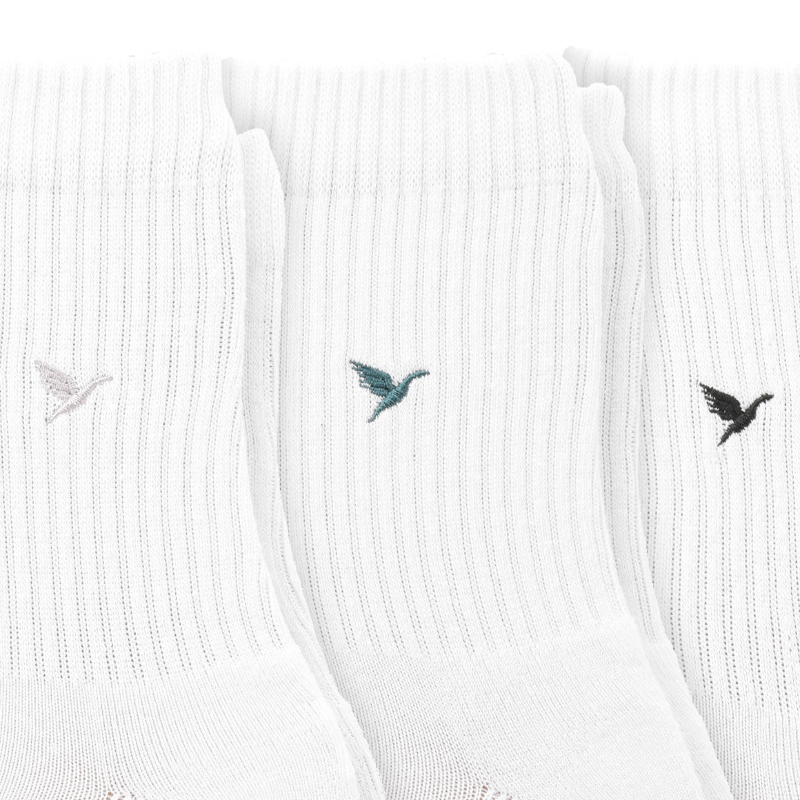 3 Paar Herren Sportsocken mit Stickerei