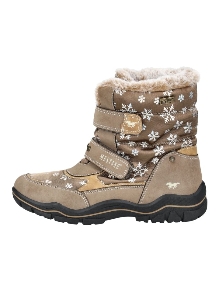 Mustang Stiefelette in Taupe günstig kaufen