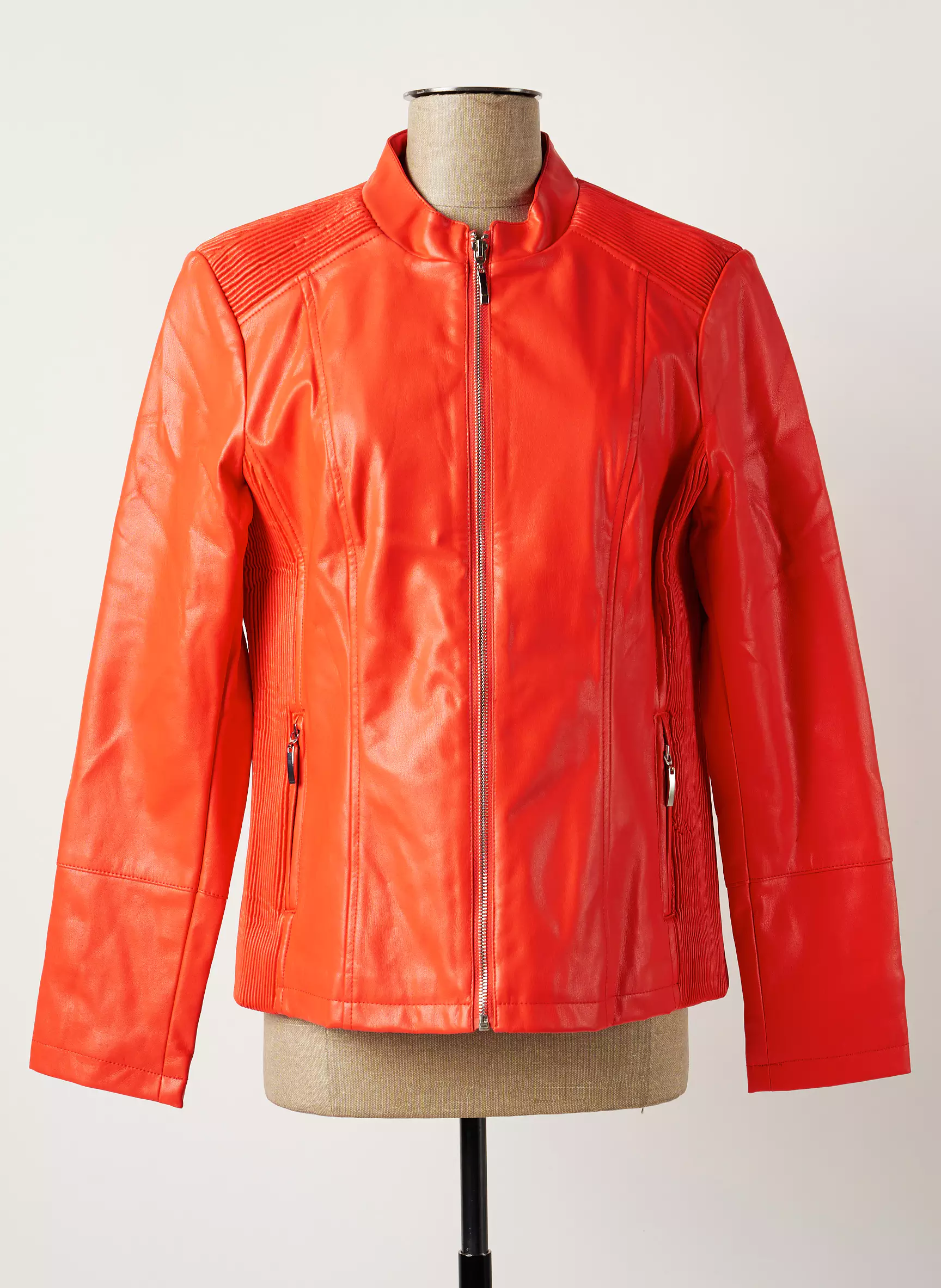 Diane Laury Vestesimilicuir Femme couleur orange