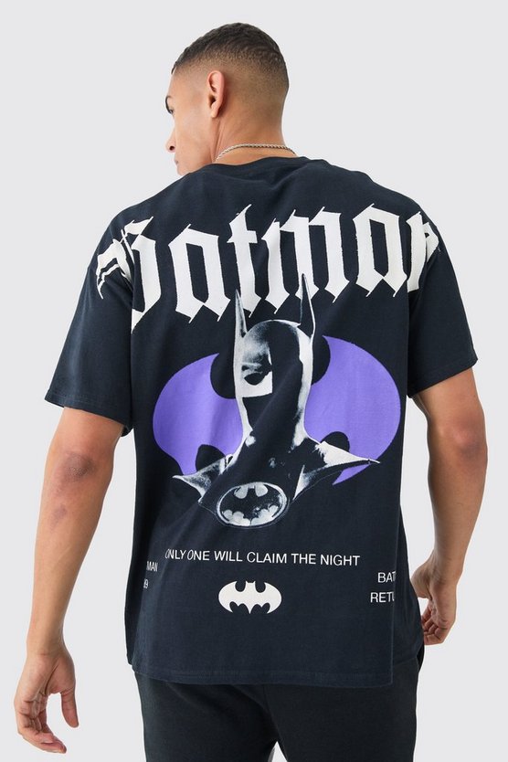Oversize T-Shirt mit lizenziertem Batman-Print