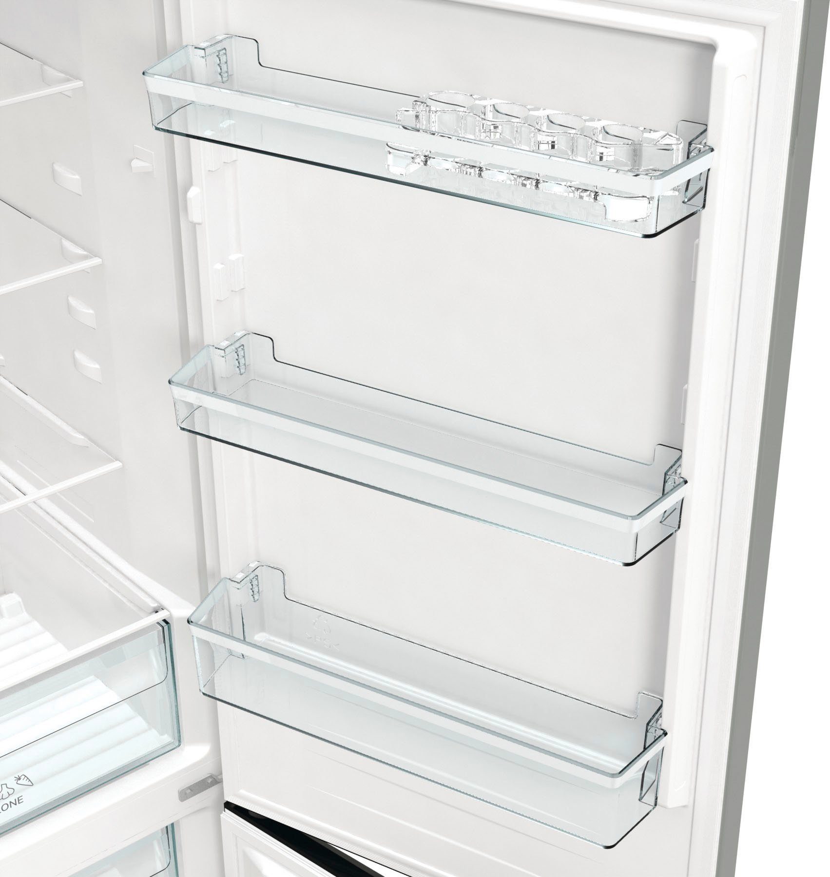 GORENJE Kühl-/Gefrierkombination RK6192ES4, 185 cm hoch, 60 cm breit
