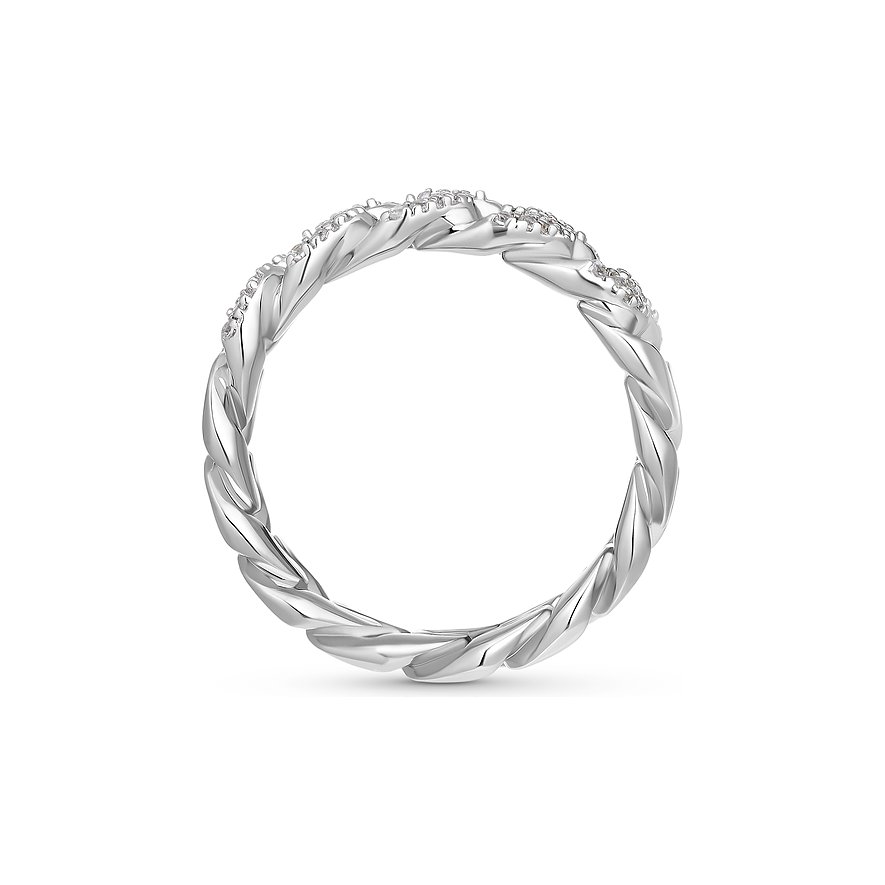 JETTE Damenring GLITTER CHAIN
