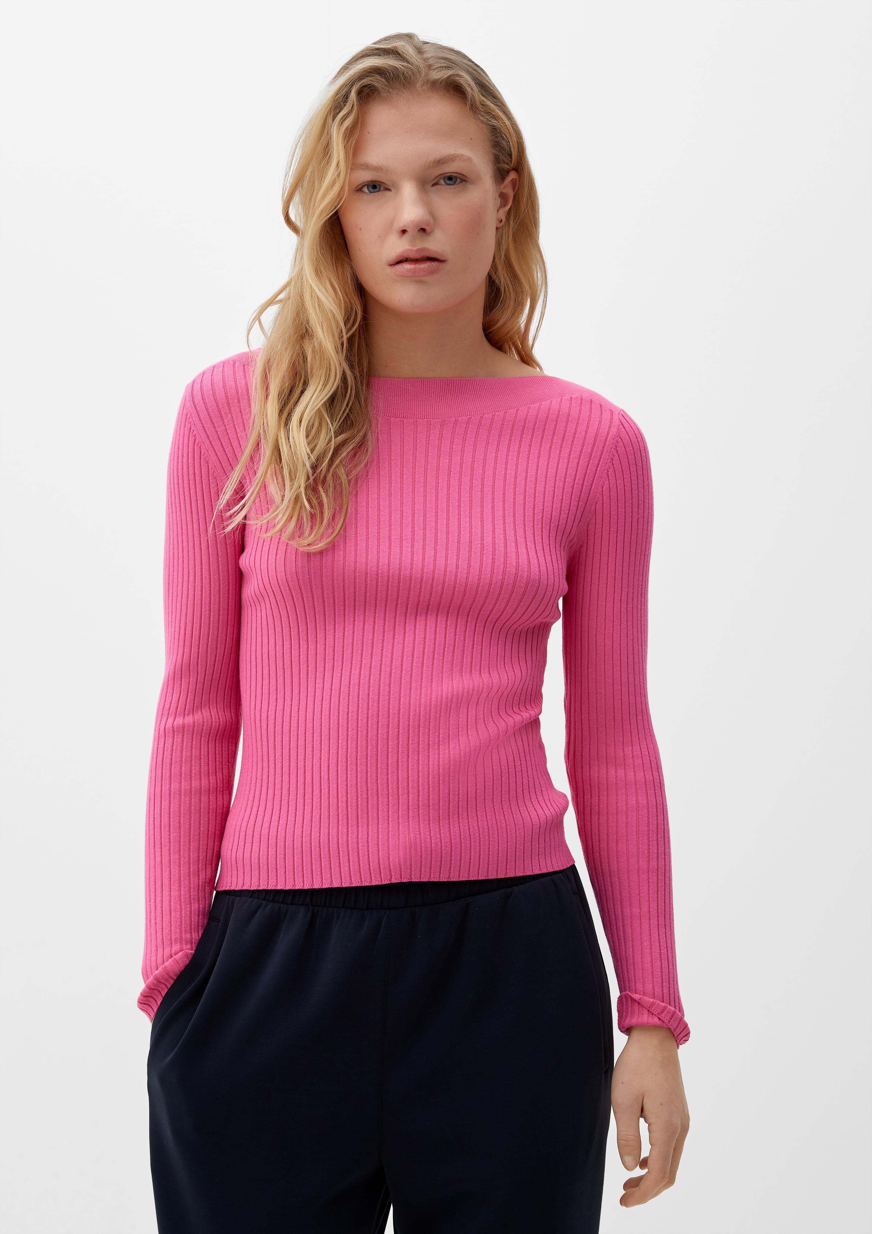 Pullover mit U-Boot-Ausschnitt  2125676-4424
