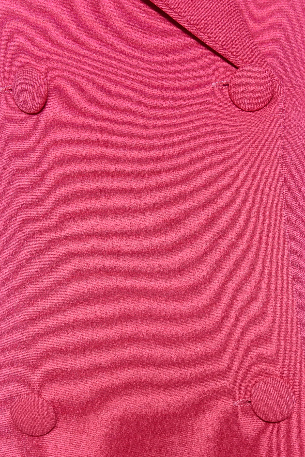 Trendyol Collection  Fuchsiafarbenes, gewebtes Minikleid mit Cut-out/Fensterdetail und Kragen, TWOSS23EL00608