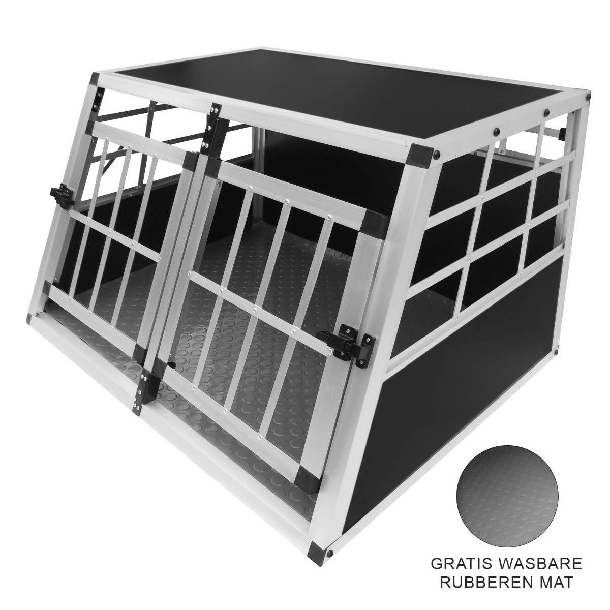 Monstershop Medium 2-türiger Aluminium-Hundekorb