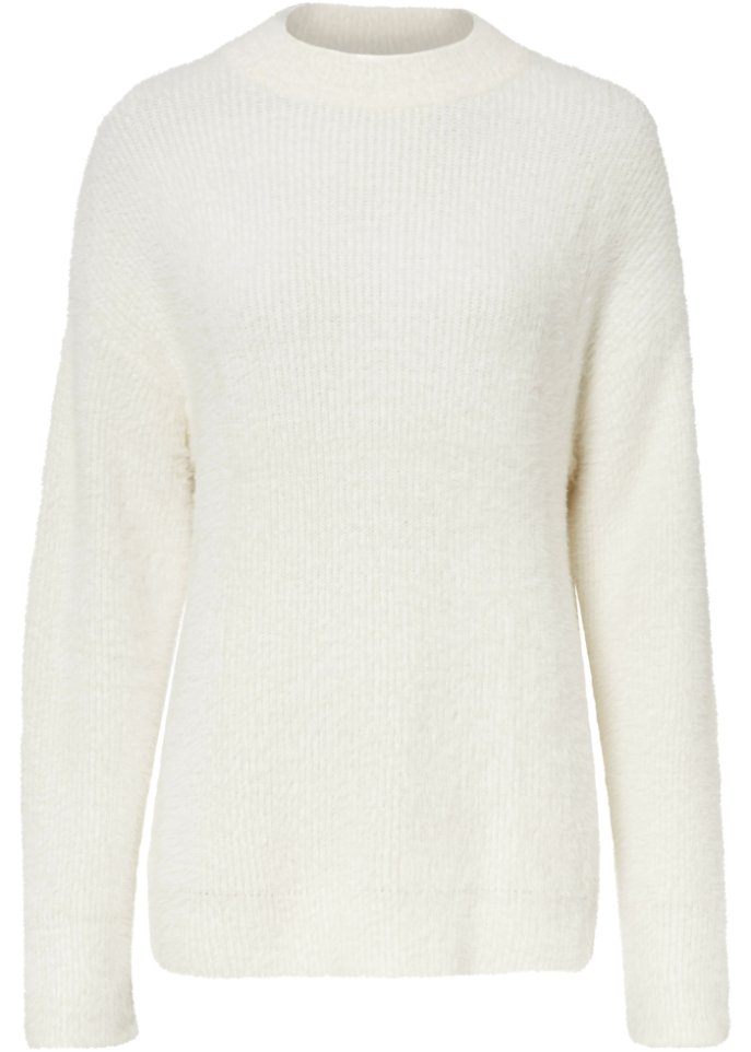 Pullover mit Hairy-knit