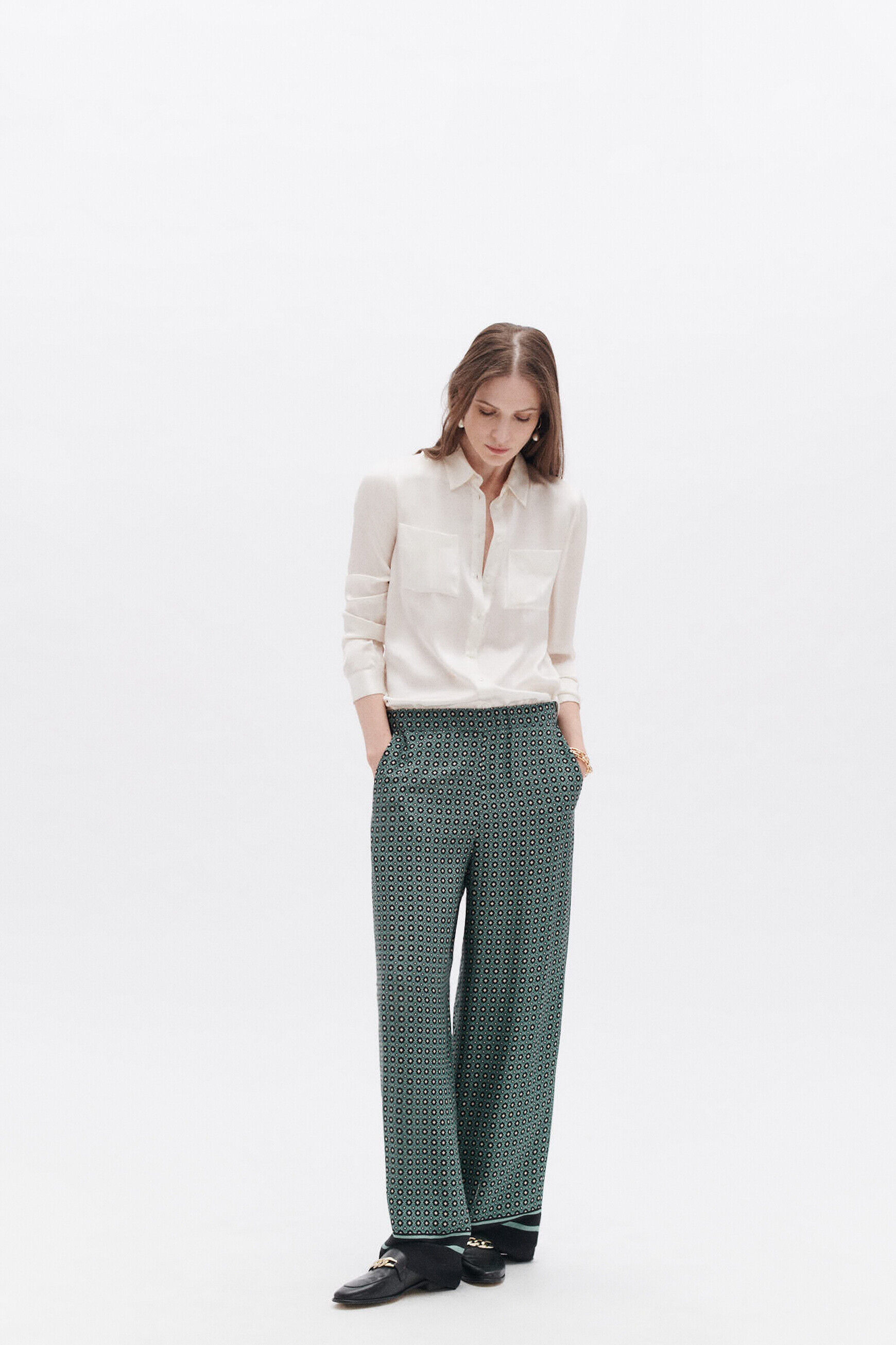 Pantalon pimeo2 bleu marine femme
