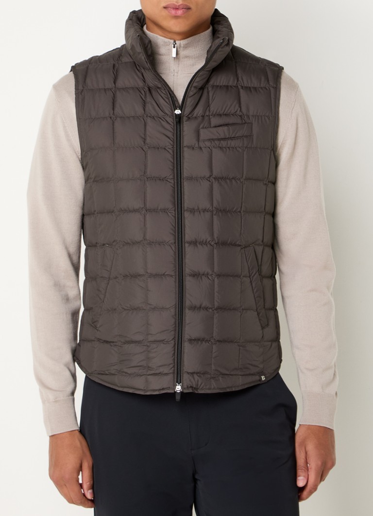 Gilet trapuntato Boggi Milano con imbottitura in piuma e tasche laterali
