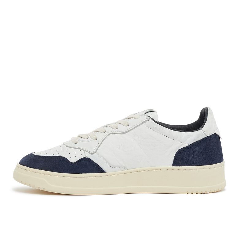 Autry Medalist Low goat/suede wht/ink bl