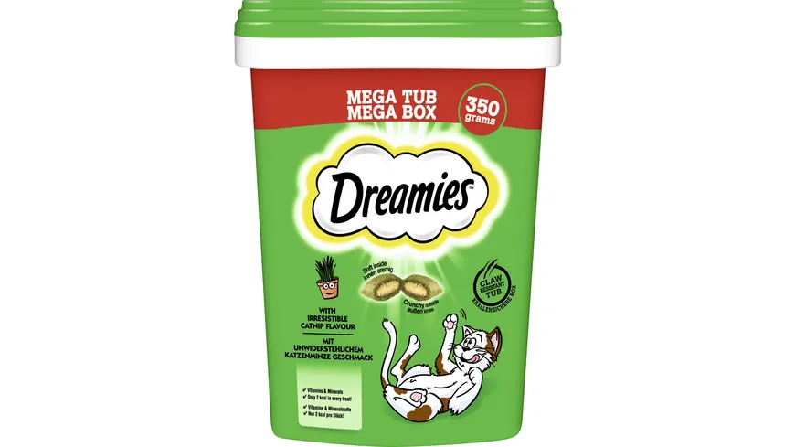 DREAMIES™ Katzenleckerli mit Minze Geschmack Mega Box 350 g